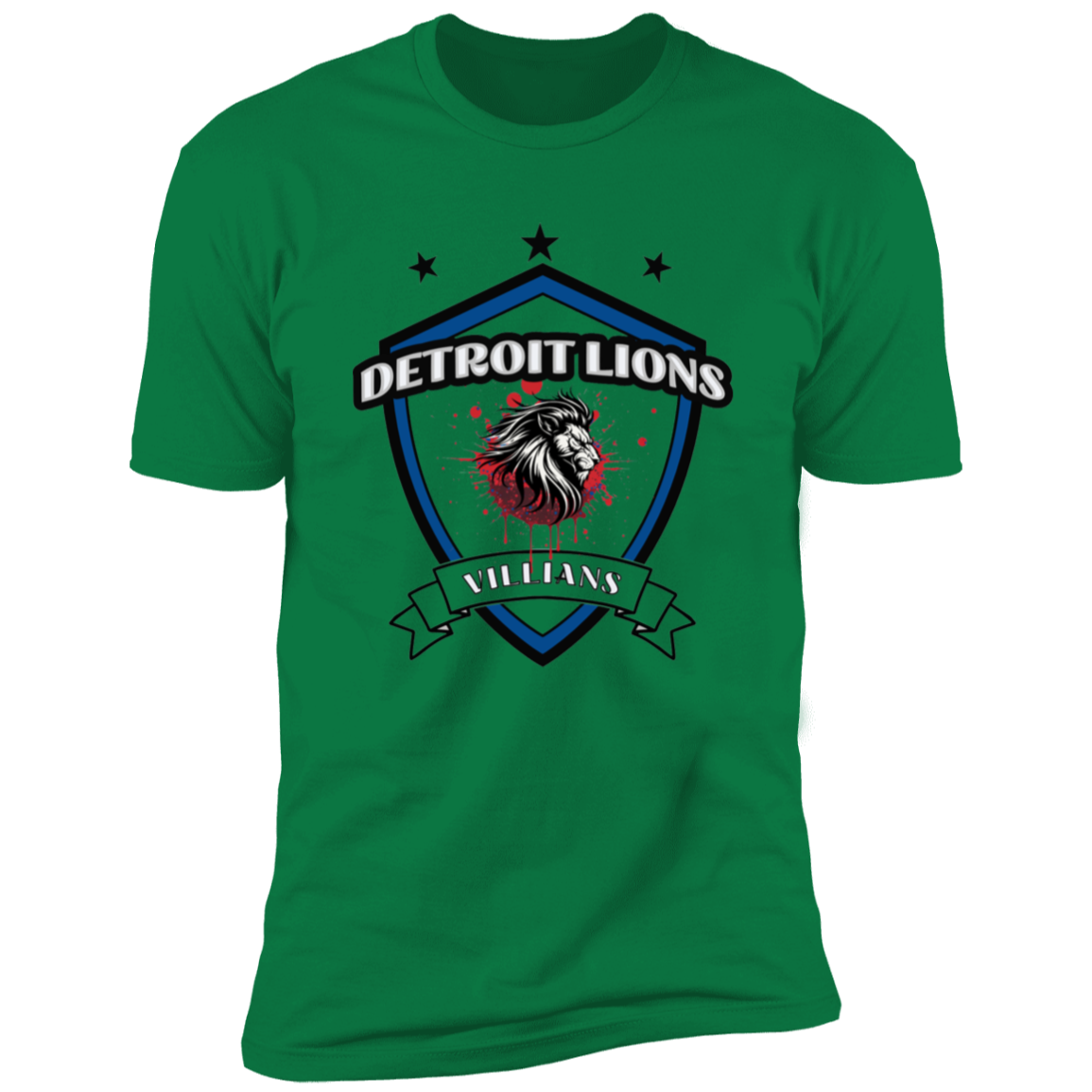 Detroit Lions Villian Premium Short Sleeve T-Shirt