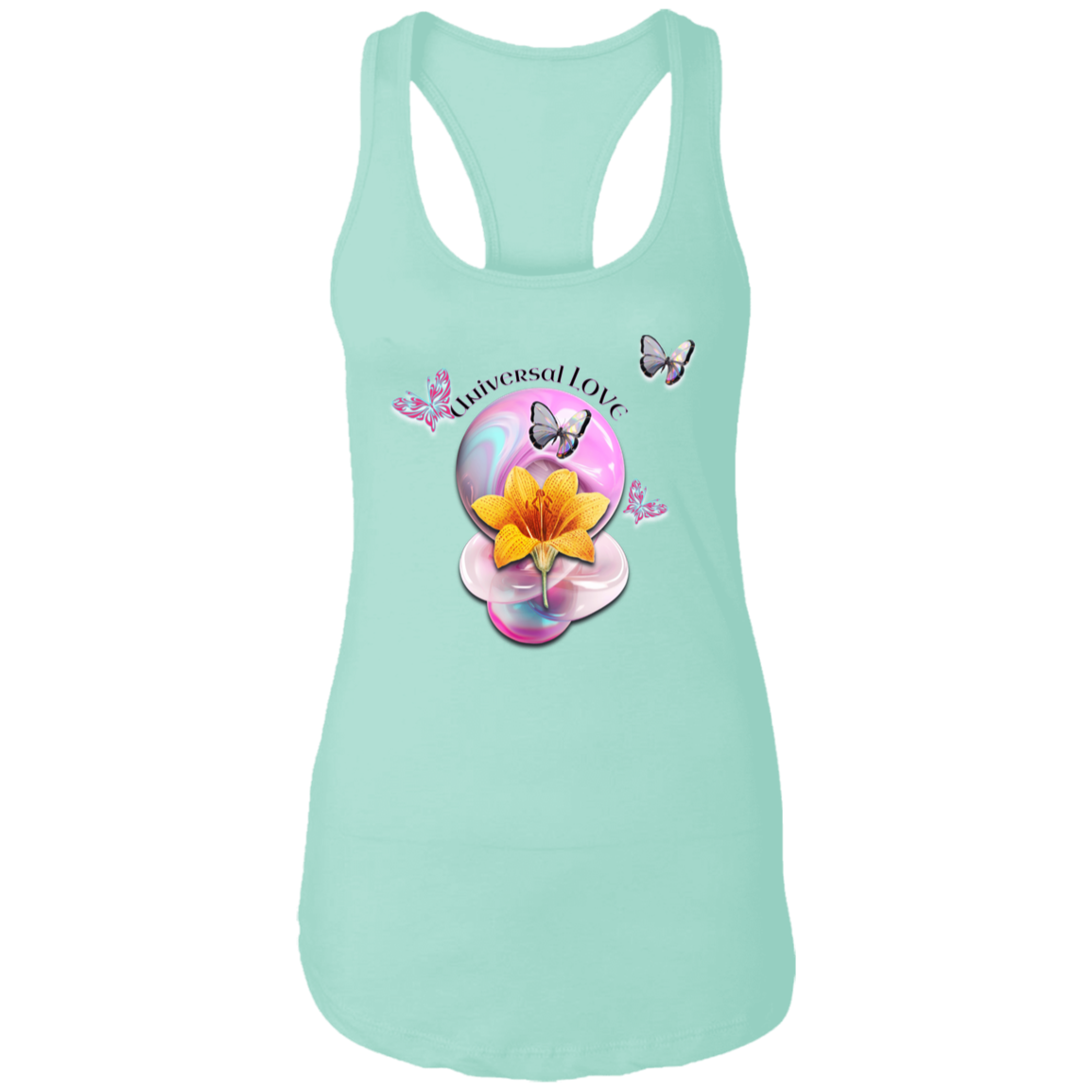 Universal Love Ladies Ideal Racerback Tank