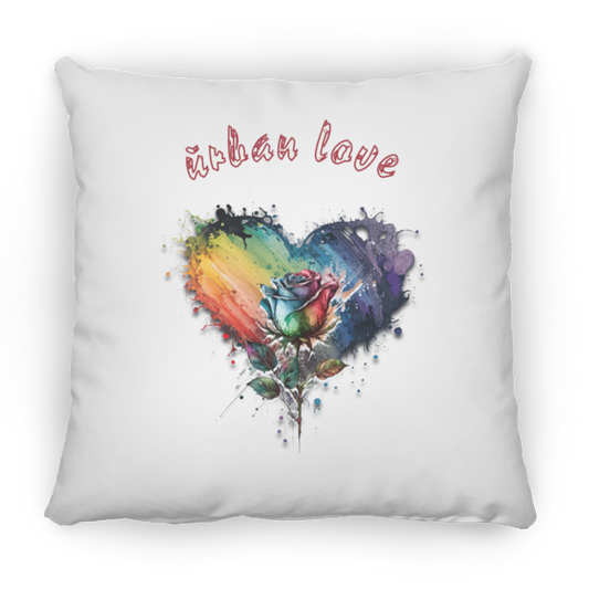 Urban Love Small Square Pillow