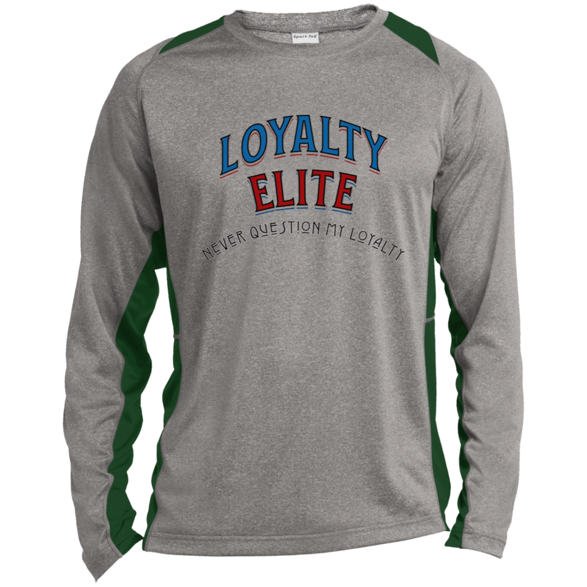 Loyalty Elite Long Sleeve Heather Colorblock Performance Tee