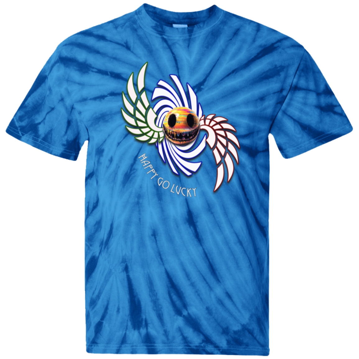 Happy Go Lucky 100% Cotton Tie Dye T-Shirt