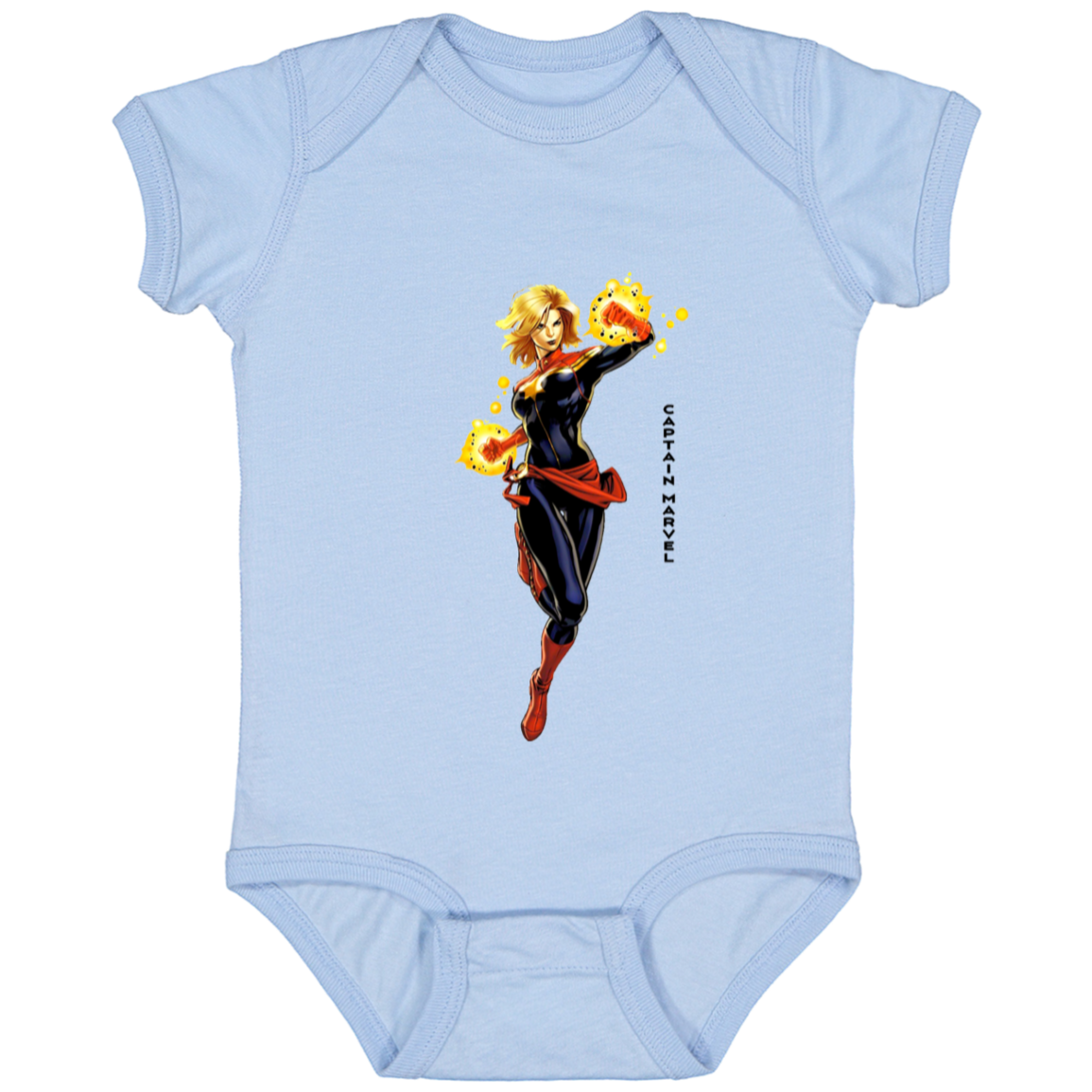 Captain Marvel Infant Fine Jersey Bodysuit