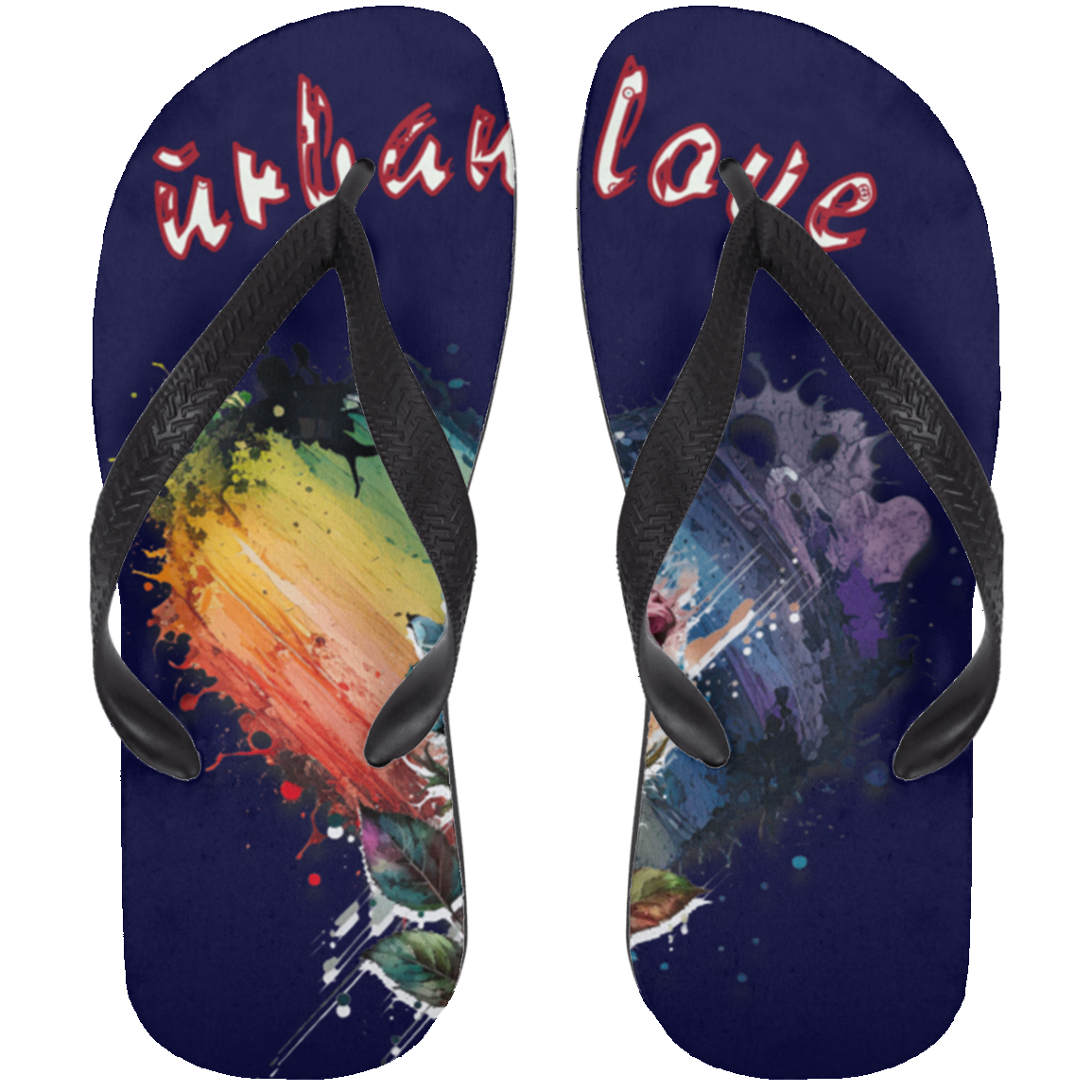 Urban Love Adult Flip Flops