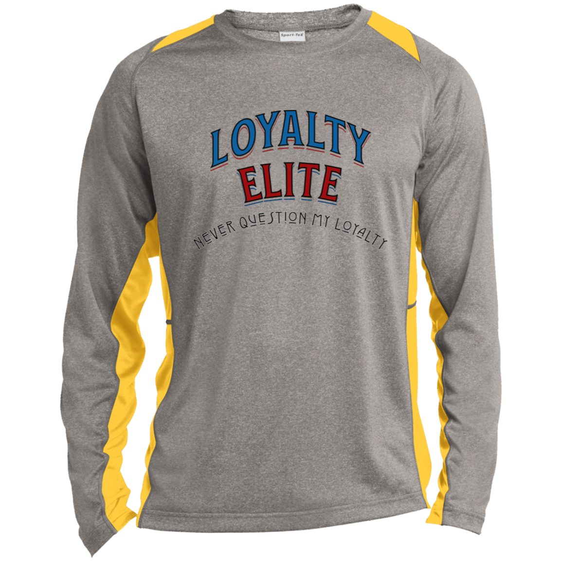 Loyalty Elite Long Sleeve Heather Colorblock Performance Tee