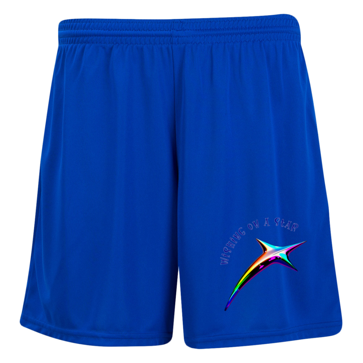 Wishing on a Star Ladies' Moisture-Wicking 7 inch Inseam Training Shorts