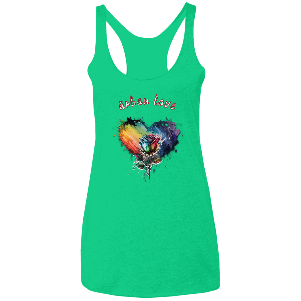 Urban Love Ladies' Triblend Racerback Tank