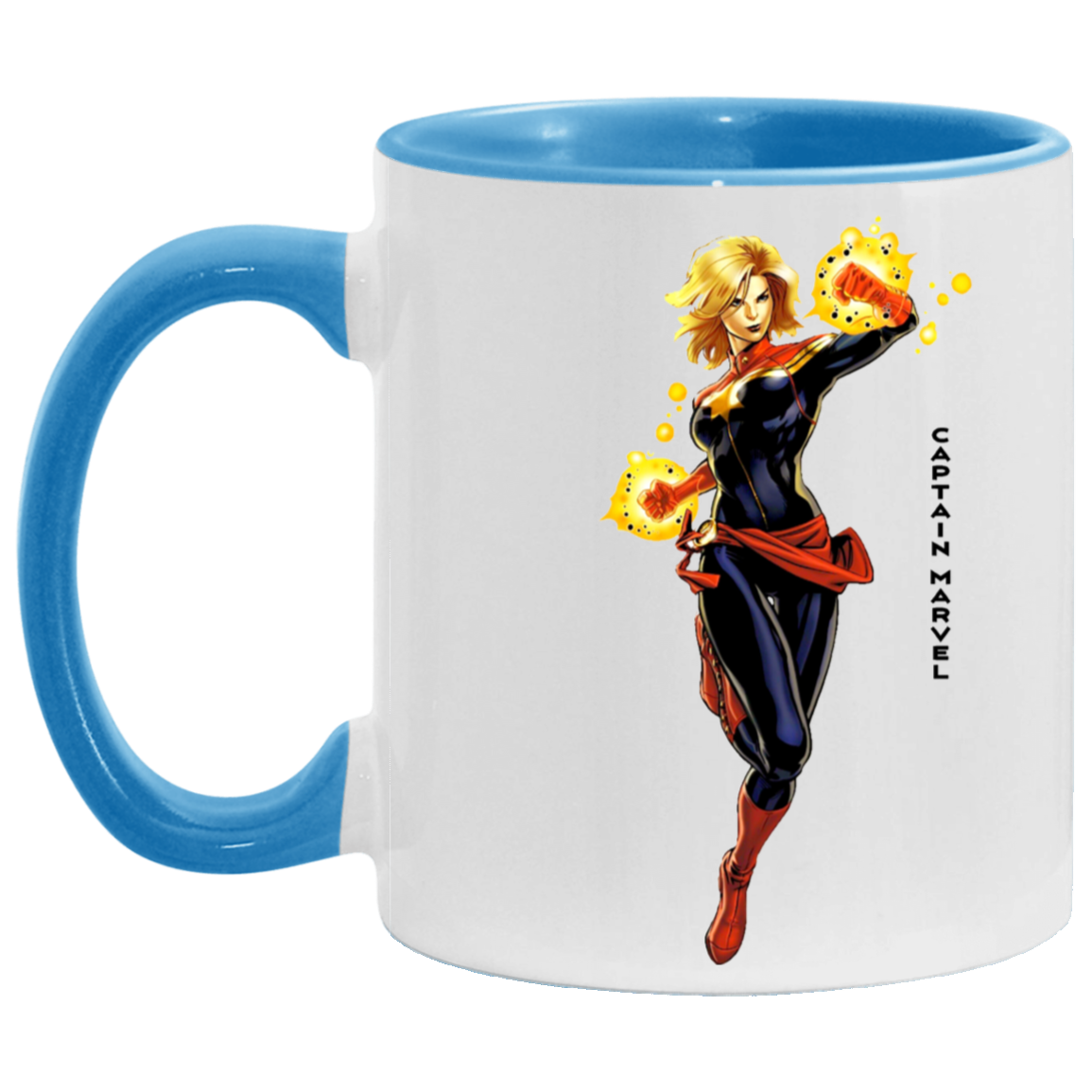 Captain Marvel 11oz Accent Mug