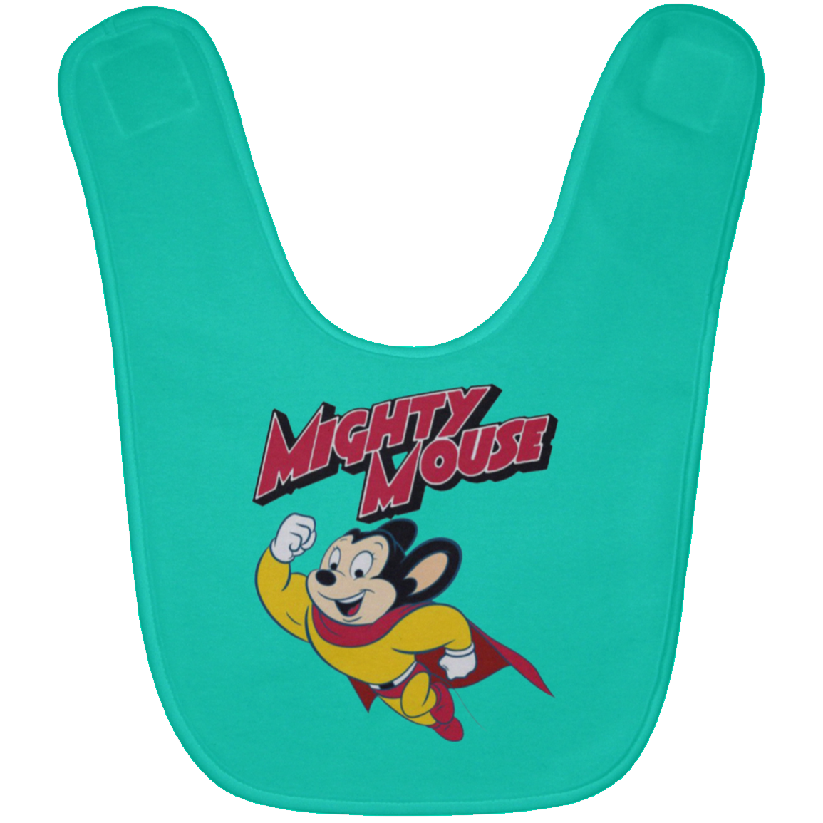 Mighty Mouse Baby Bib