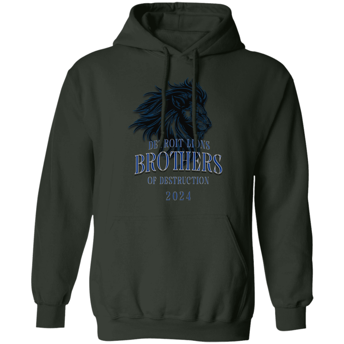 Detroit Lions Brothers of Destruction Gildan Pullover Hoodie