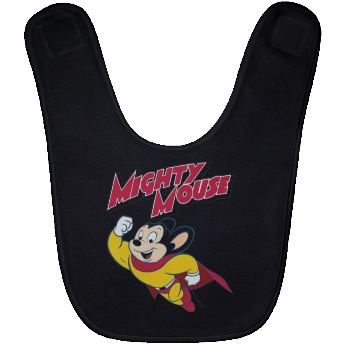 Mighty Mouse Baby Bib