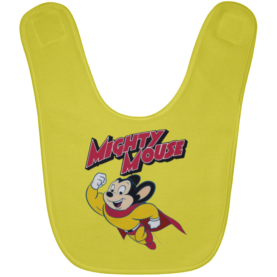 Mighty Mouse Baby Bib