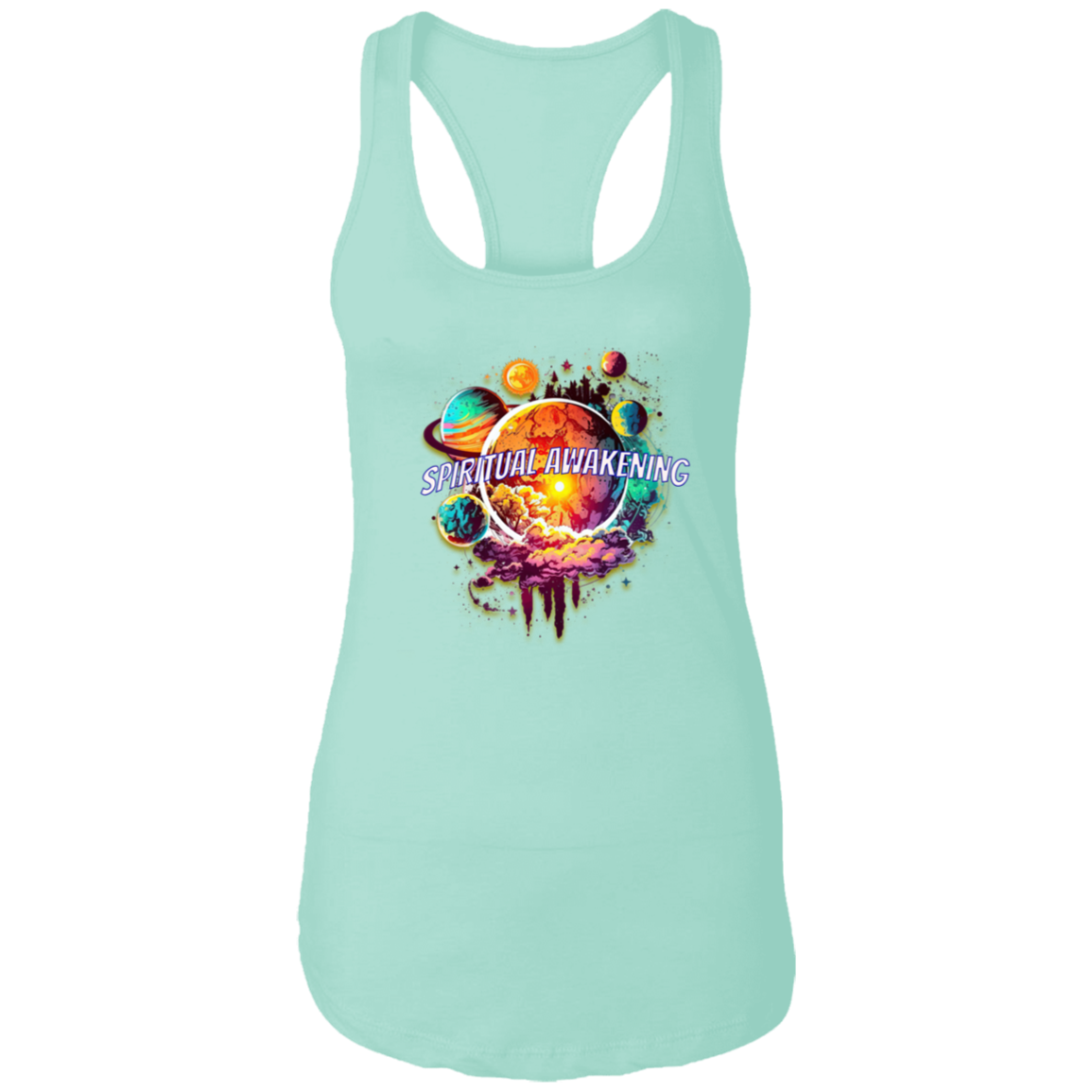 Spiritual Awakening Ladies Ideal Racerback Tank