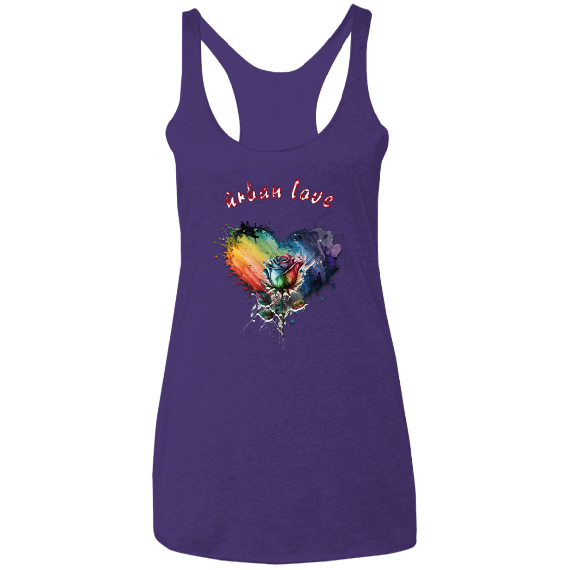 Urban Love Ladies' Triblend Racerback Tank