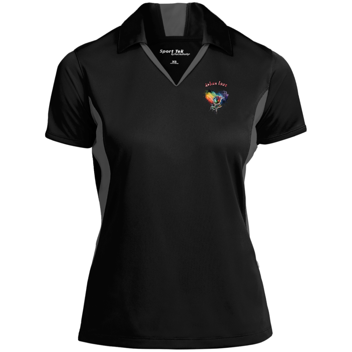 Urban Love Ladies' Colorblock Performance Polo