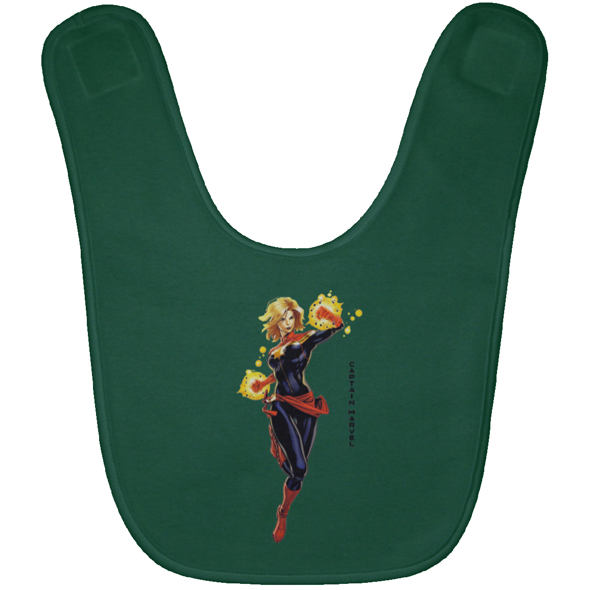 Captain Marvel Baby Bib