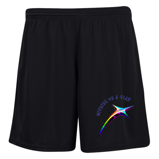 Wishing on a Star Ladies' Moisture-Wicking 7 inch Inseam Training Shorts