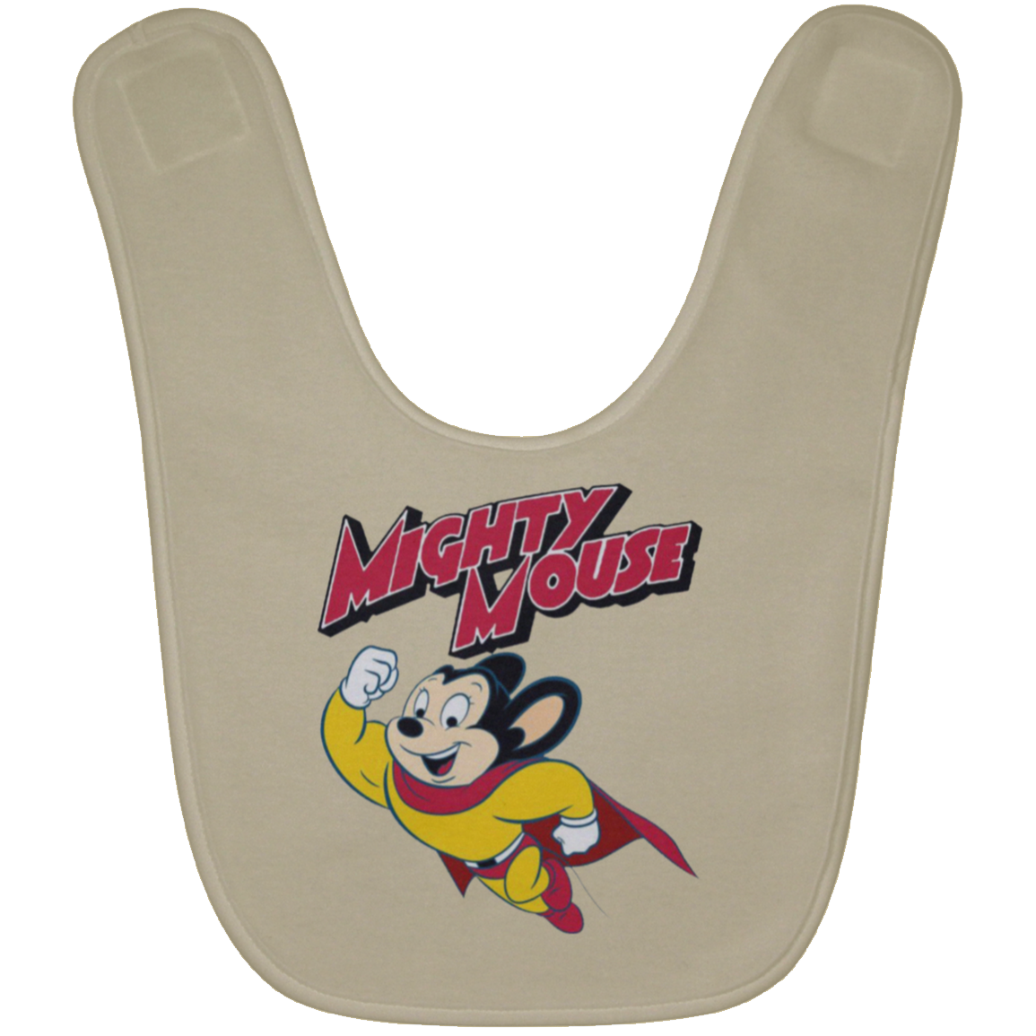 Mighty Mouse Baby Bib