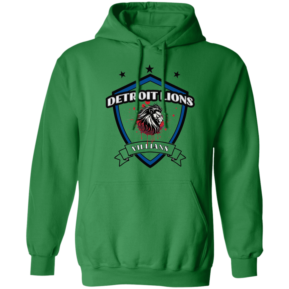 Detroit Lions Villian Pullover Hoodie