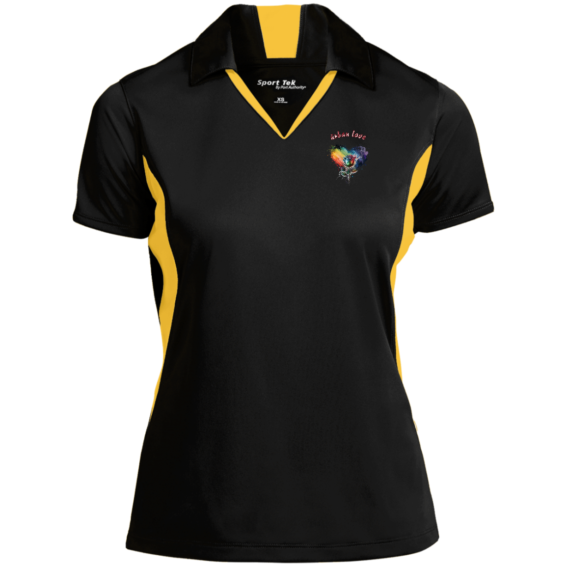 Urban Love Ladies' Colorblock Performance Polo