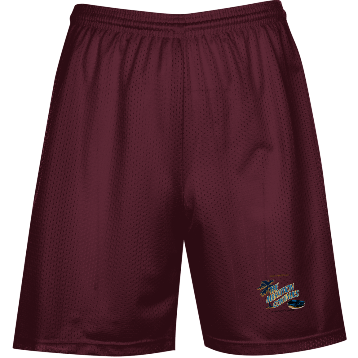 The Marathon Continues Performance Mesh Shorts